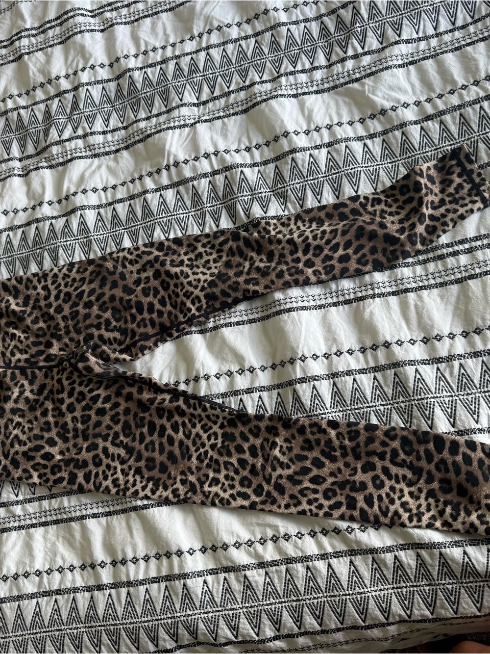 Spiritual Gangster Leopard Print Leggings in Brown and Black